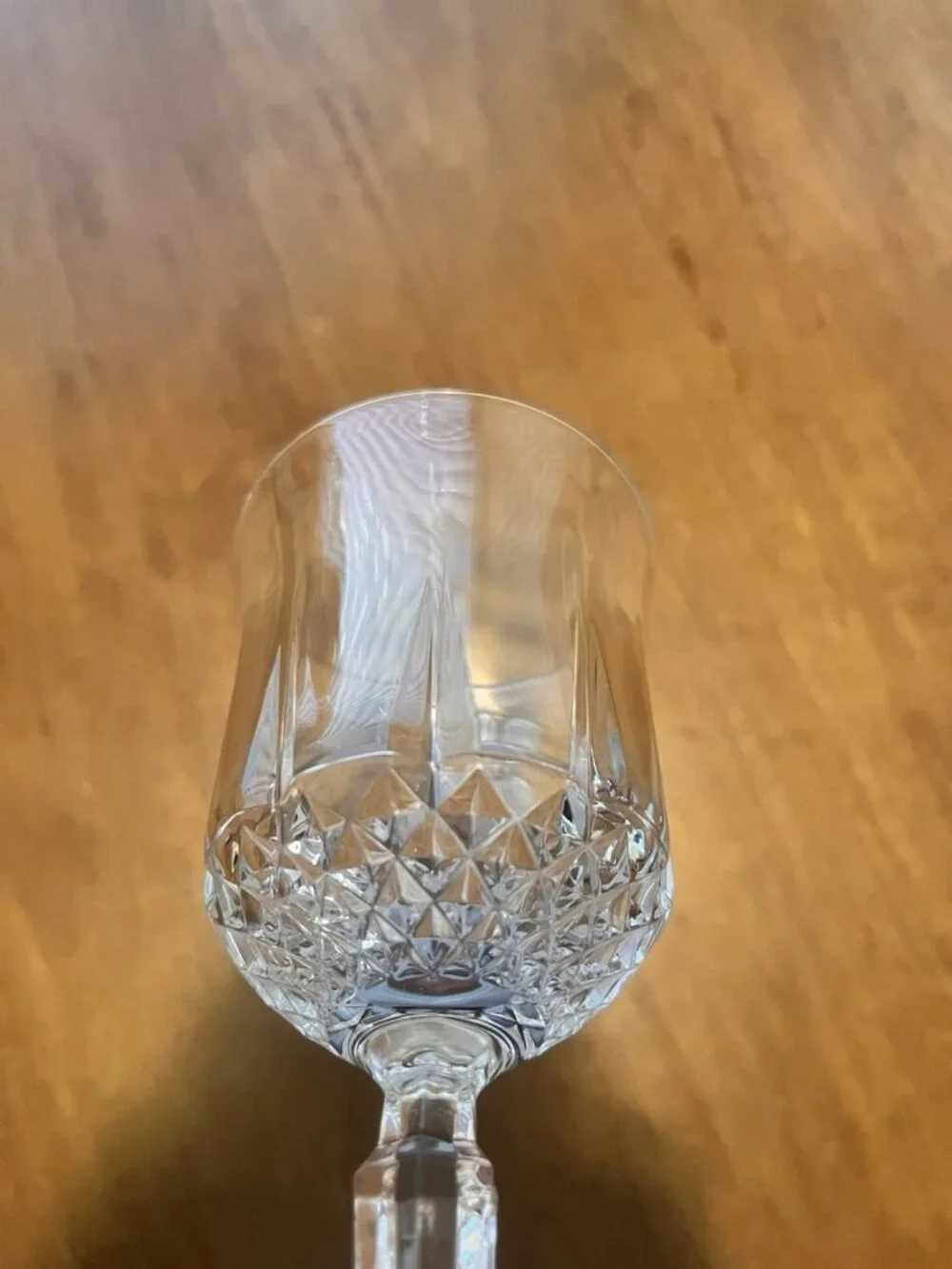 Vintage Anchor Hocking Crystal Wine Glass From The Legacy Collection